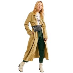 Free People Rainz Long Duster Jacket